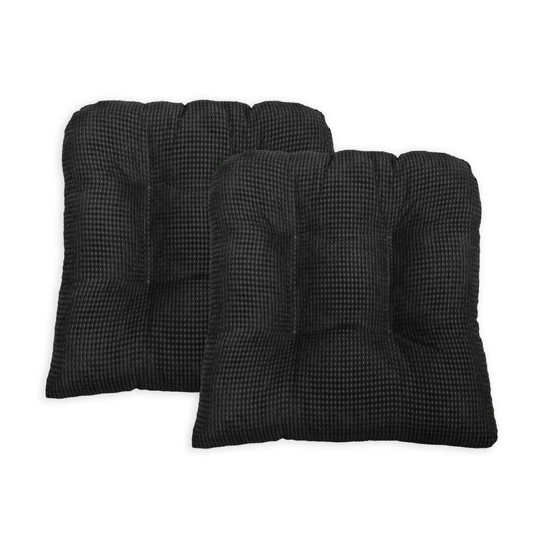 Memory Foam Seat Cushion Set Black