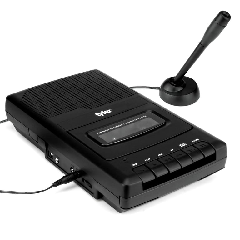 Tyler TCP-01 Portable Tape Cassette Recorder/Player with