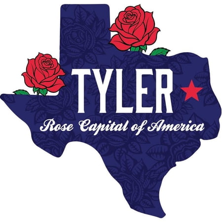 Tyler Texas Souvenir Decorative Vinyl Decal Sticker (2-Inch)
