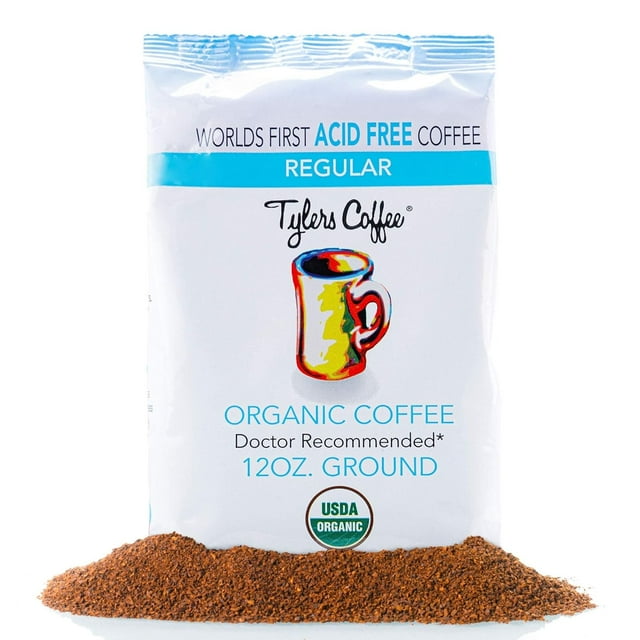 Tyler’s Acid Free Organic Ground Coffee 100 Arabica Full Flavor
