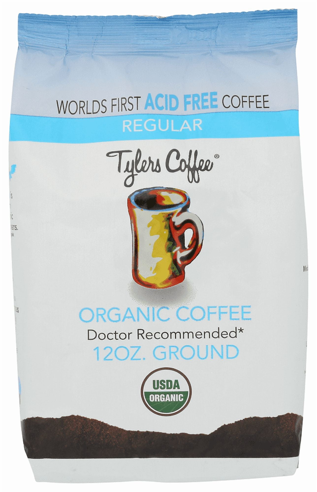12 OZ. BAG OF REGULAR GROUND ACID-FREE COFFEE
