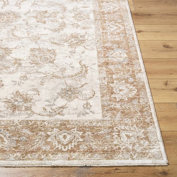 BoutiqueRugs Tylie Traditional Area Rug - Cream, Tan, Blue - 2'7" x 3'11"