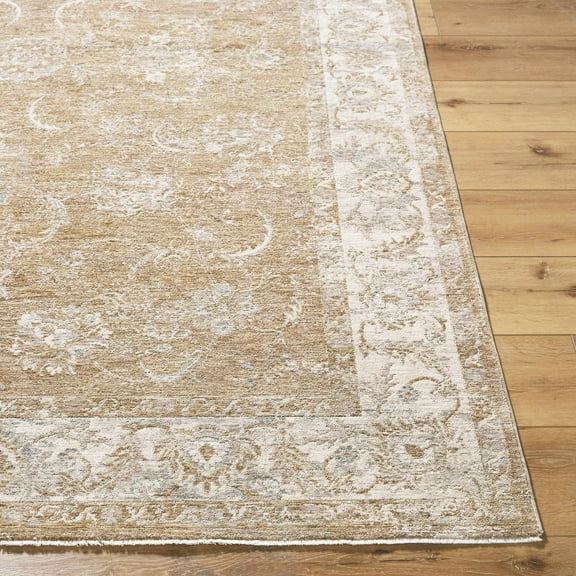 BoutiqueRugs Tylie Traditional Area Rug - Cream, Tan, Olive - 7'10" x 10'2"