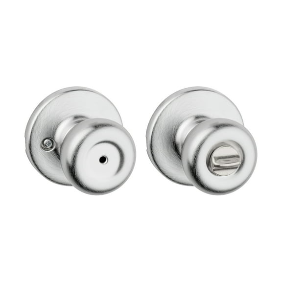 Kwikset Tylo Privacy Doorknob Satin Chrome