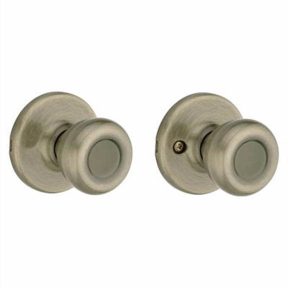 Tylo Hall/Closet Knob in Antique Brass