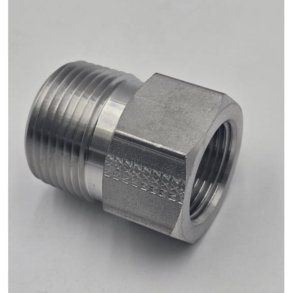 Tylok Male to Female Reducer Bushing, 1" Male x 3/4" Female - 316L SS