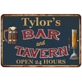 thumbnail image 1 of Tylor's Green Bar & Tavern Rustic Sign 8 x 12 Matte Finish Metal 108120047313, 1 of 1