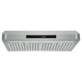 thumbnail image 1 of Tylza 30 inch 900 CFM Ducted Under Cabinet Range Hood,4 Speed Gesture Sensing&Touch Control Panel, 1 of 12