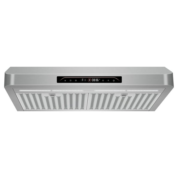 Tylza 30 inch 900 CFM Ducted Under Cabinet Range Hood,4 Speed Gesture Sensing&Touch Control Panel