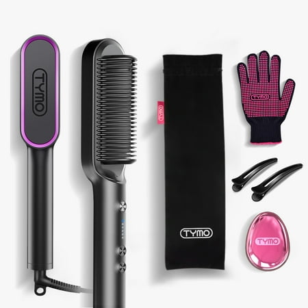 TYMO - Ring Hair Straightening Comb - Black
