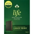 thumbnail image 1 of Tyndale House Publishers 159663 NLT Life Application Study Bible, Black Genuine Leather, 1 of 1