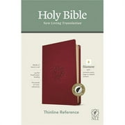 Tyndale House Publishers  NLT Thinline Reference Bible, Berry Leatherlike Indexed