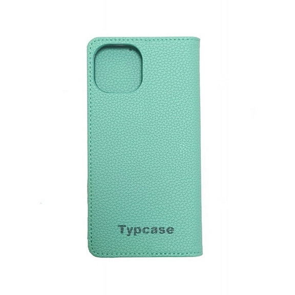 Typcase For iPhone 15 mobile phone leather case strong magnetic protective case, anti-theft clamshell,Green