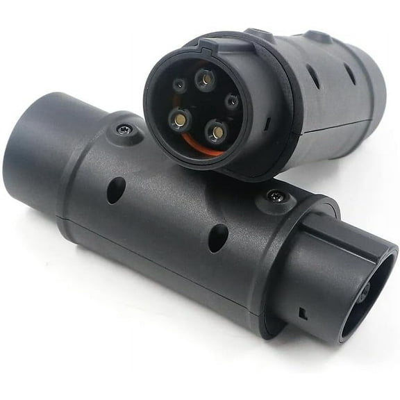 Type 2 to Type 1 EVSE Adaptor 32A 7KW EV Charger Socket SAE J1772 Connector