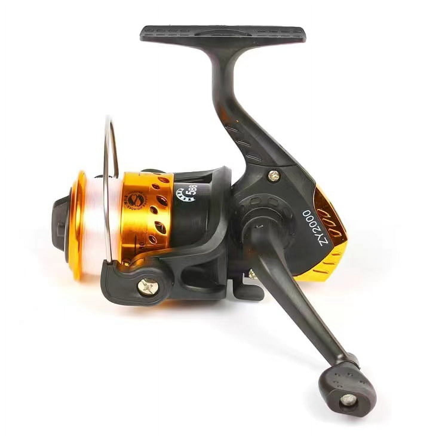Type 200 Rotary Wheel Fishing Reel 5.1:1 Speed Ratio Light and Powerful Fishing Reel with Bearing Line Suitable for Sea Fishing and Lake Fishing