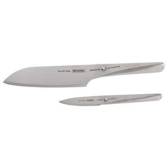 Type 301 by F.A. Porsche Knife - Set of 2 - Metallic