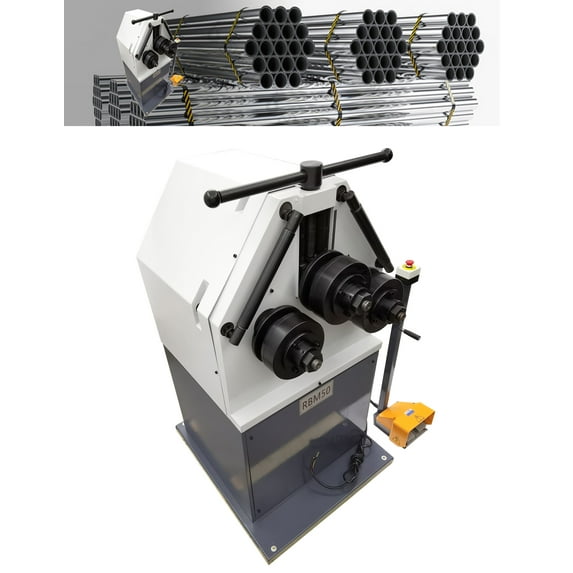 Type 50 Roll Bender Ring Roller Pinch Roll Bender Round Bending Machine Electro-hydraulic Circular Machine 220V