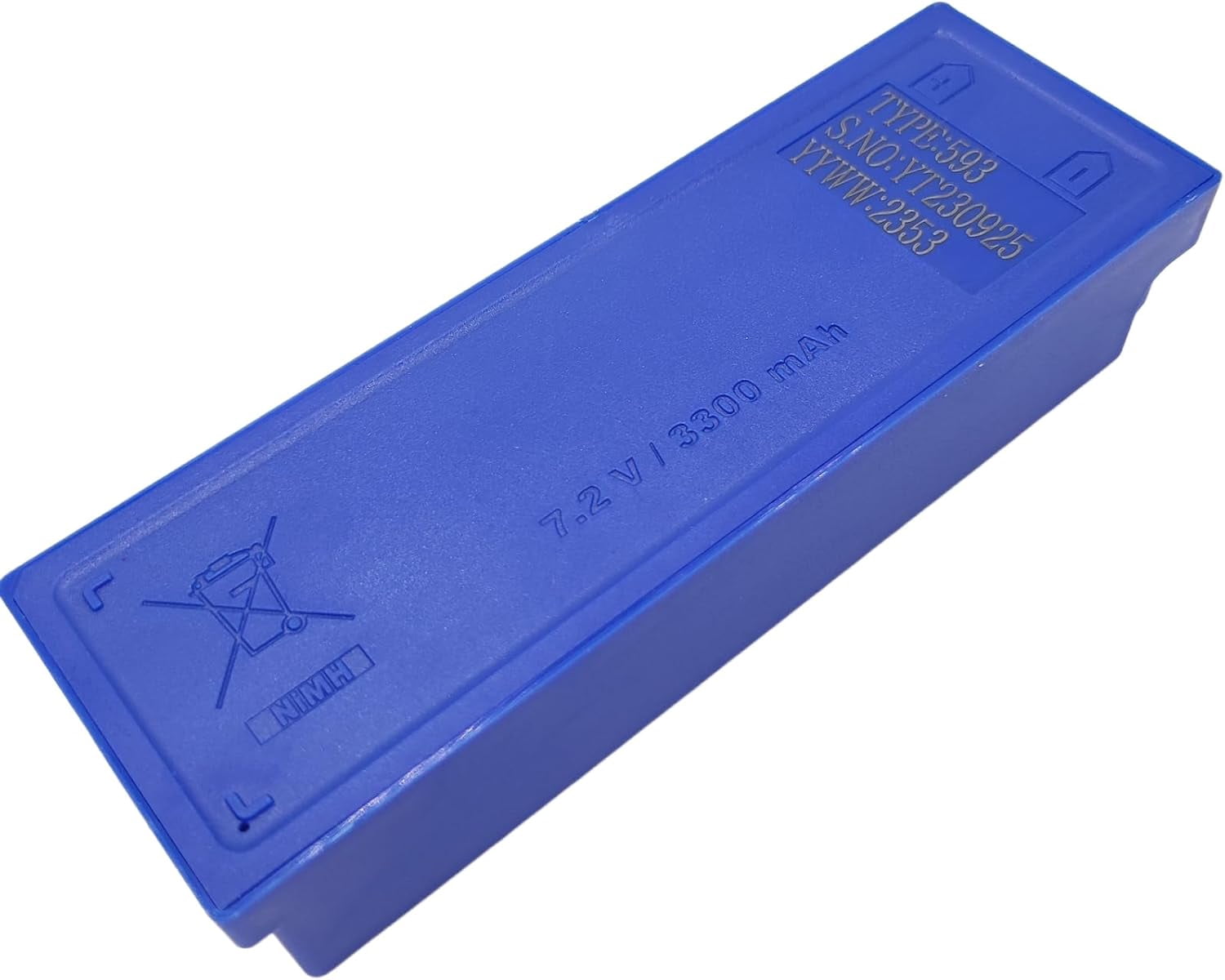 Type 593 Battery NiMH 7.2V 3300 mAh Crane Remote Control Battery for Scanreco 592 593 590 960 16131 17162, Blue