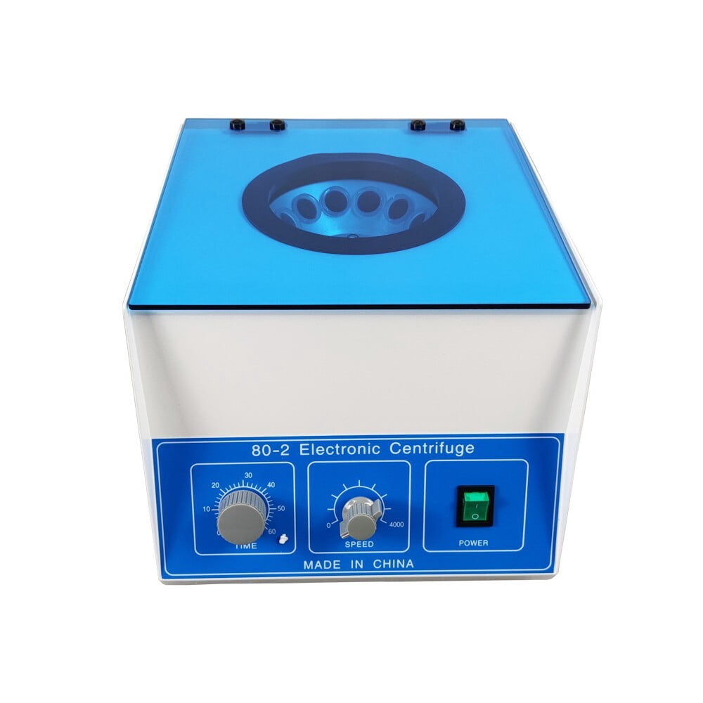 Type 80-2 Electric Benchtop Centrifuge Blue Cover Plate 12-Hole for for Lab Plasma Serum Separation