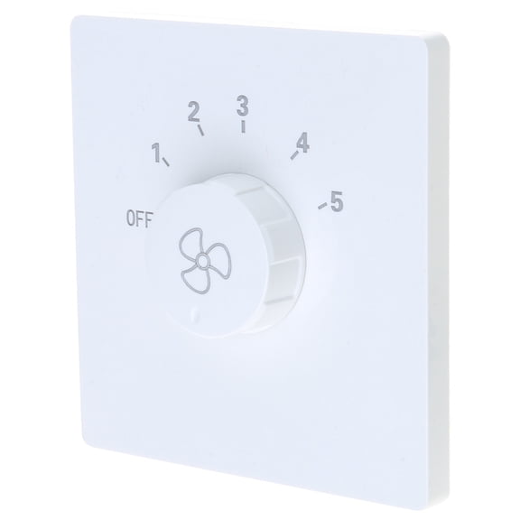 Type 86 Concealed Mount Fan Controller Ceiling Fan Control Switches with 5 Speed