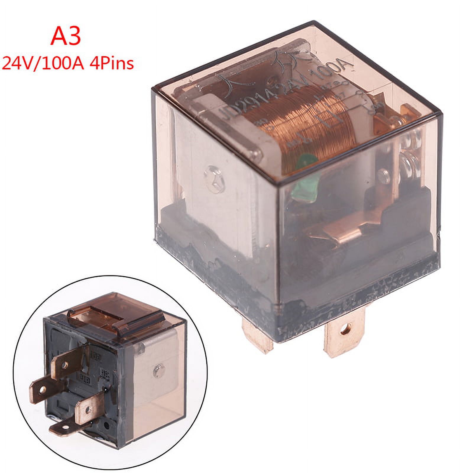 (Type A3) Waterproof automotive relay 12/24V 100A 4/5Pin SPDT car control device relays