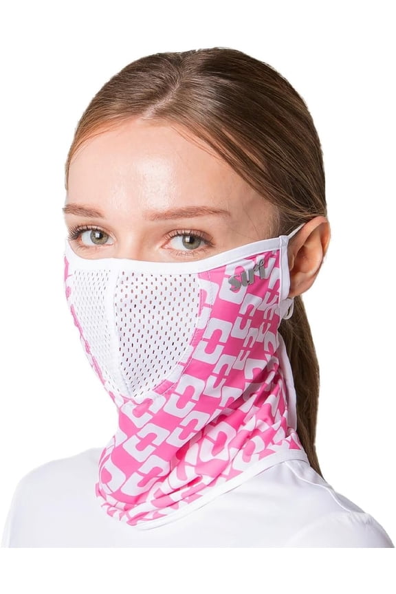 (Type B) UV Sun Protection Balaclava Half  Mask - For Golf, Hiking, Running, Cycling & Outdoor