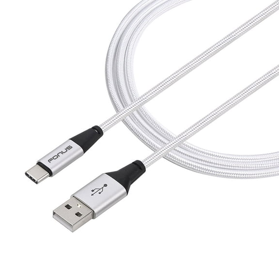 Type-C 10ft USB Cable for T-Mobile REVVL 5G/4/Plus Phones - Charger Cord Power Wire USB-C Long Braided P1Q Compatible With T-Mobile REVVL 5G/4/Plus Models