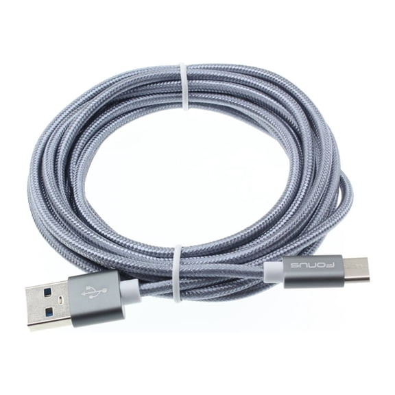 Type-C 10ft USB Cable for Motorola Edge (2021) Phone - Charger Cord Power Wire USB-C Long J9M Compatible With Motorola Edge (2021) Model
