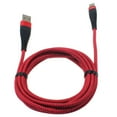 thumbnail image 1 of Type-C 10ft USB Cable for Nokia G400 5G Phone - Charger Cord Power Wire USB-C Long Red Braided L9G Compatible With Nokia G400 5G Model, 1 of 10