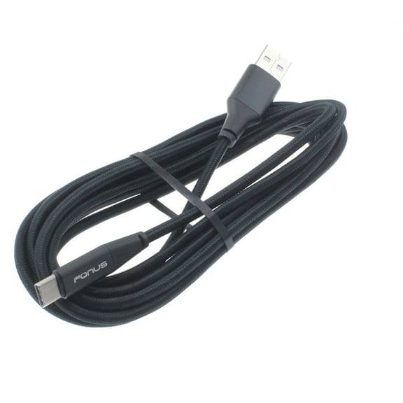 Type-C 10ft USB Cable for Orbic Myra 5G UW, Magic 5G Phones - Charger Cord Power Wire USB-C Long Braided X1V