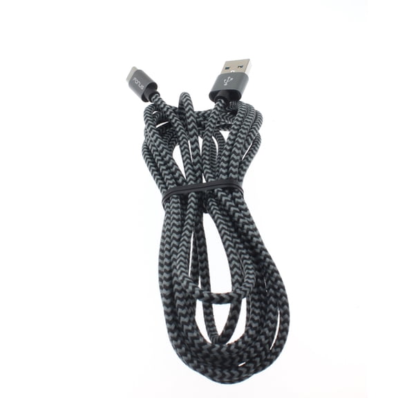 Type-C 10ft USB Cable for Orbic Myra 5G UW, Magic 5G Phones - Charger Cord Power Wire USB-C Long Braided Y1V