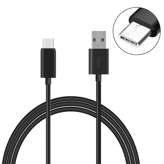 Type-C 10ft USB Cable for Samsung Galaxy Note 20 Ultra Phones - Charger Cord Power Wire USB-C Long Fast Charge Sync High Speed Black