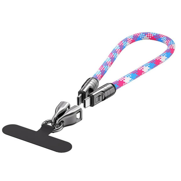 Type C 240W Fast Charging with Wearable Bracelet Design Portable USB C Phone Lanyard for High Speed Power and Convenient Use