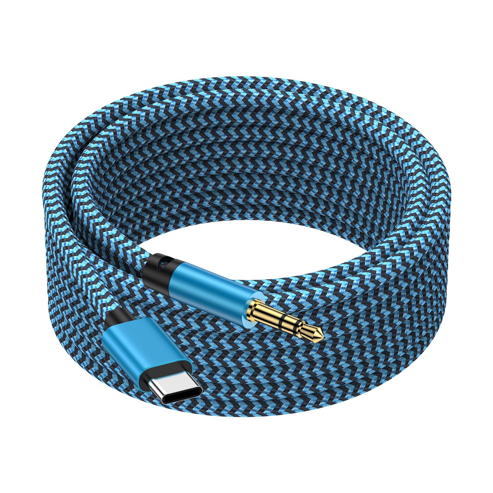 Type C to 3.5mm Audio Adapter 3FT Aux Cord Headphone Adapter Car Jack