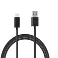 thumbnail image 1 of Type-C 6ft USB Cable for REVVL V Plus 5G Phone - Charger Cord Power Wire USB-C Long Fast Charge Sync High Speed Black Compatible With T-Mobile REVVL V Plus 5G, 1 of 6