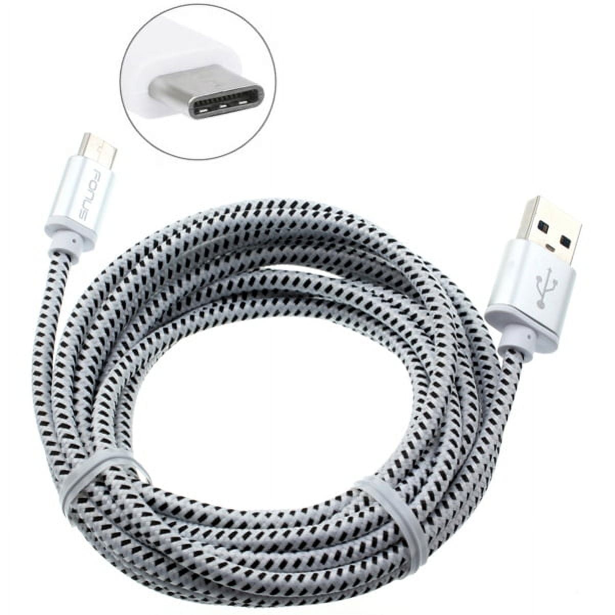 Type-C 6ft USB Cable for Samsung Galaxy A12 A32 A42 A52 A72 5G Phones ...