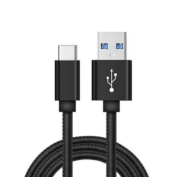 Type-C 6ft USB Cable for Samsung Galaxy A12 A32 A42 A52 A72 5G Phones - Power Cord USB-C Long Fast Charge Wire PU Leather Compatible With Galaxy A12 A32 A42 A52 A72 5G Models