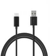 thumbnail image 1 of Type-C 6ft USB Cable for Alcatel 3V (2019) Phone - Charger Cord Power Wire USB-C Long Fast Charge Sync High Speed Black Y8N, 1 of 6