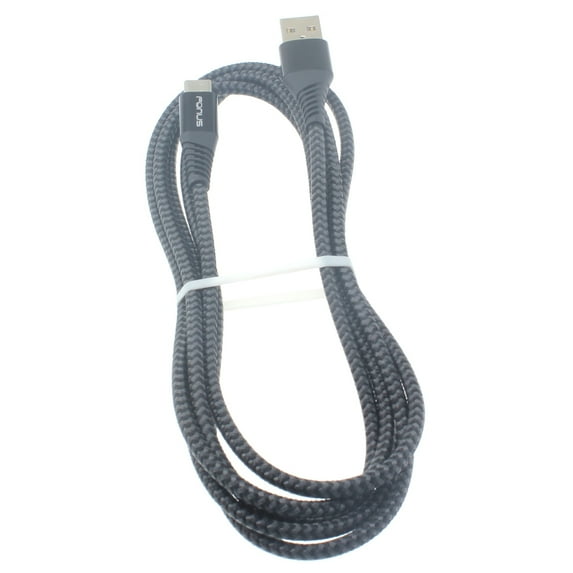 Type-C 6ft USB Cable for LG G8X ThinQ Phone - Charger Cord Power Wire USB-C Long Braided Fast Charge Sync High Speed R7J