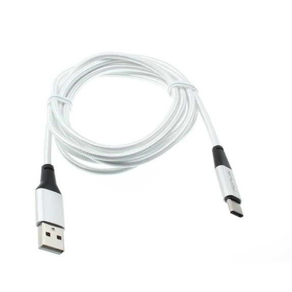 Type-C 6ft USB Cable for Moto G Stylus (2022) Phone - Charger Cord Power Wire USB-C Long Braided Compatible With Motorola Moto G Stylus (2022)