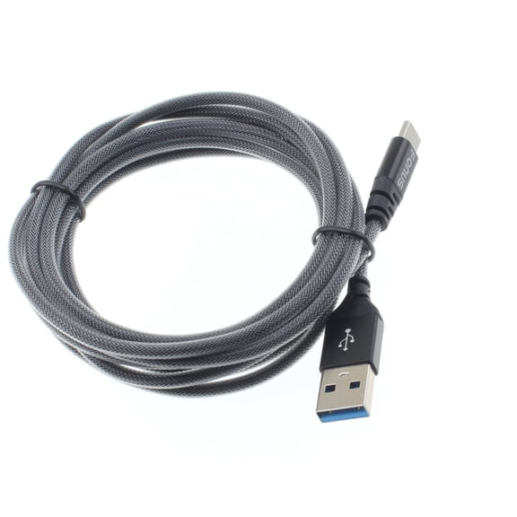Type-C 6ft USB Cable for Orbic Myra 5G UW, Magic 5G Phones - Charger Cord Power Wire USB-C Long Mesh Braided X1V