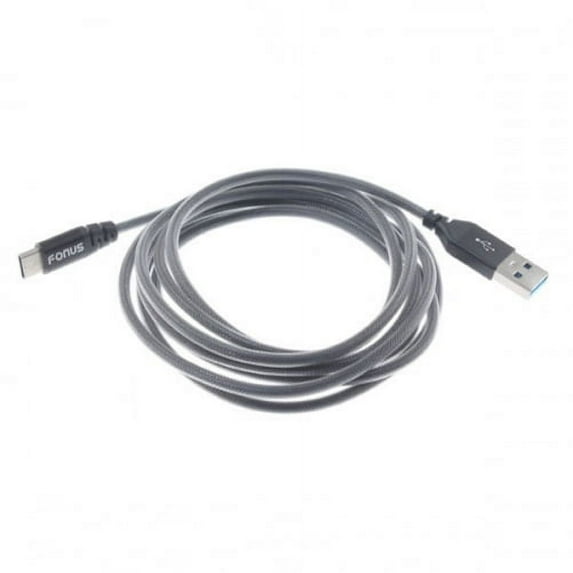 Type-C 6ft USB Cable for Samsung Galaxy Tab A 8.4 (2020)/A7 10.4 (2020) - Charger Cord Power Wire USB-C Long Mesh Braided Fast Charge Sync High Speed