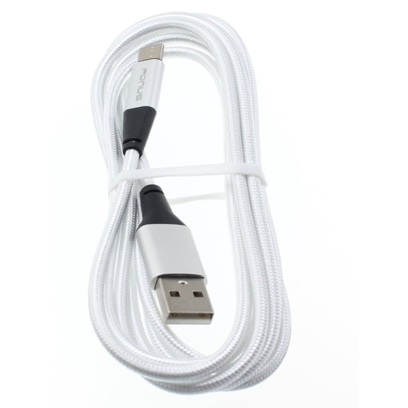 Type-C 6ft USB Cable for TCL 30 XE 5G, 20 XE, V 5G, 4X 5G - Charger Cord Power Wire USB-C Long Compatible With TCL 30 XE 5G, 20 XE, V 5G, 4X 5G