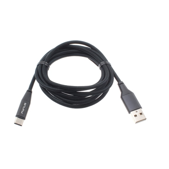 Type-C 6ft USB Cable for TCL 30 XE 5G, 20 XE, V 5G, 4X 5G - Charger Cord Power Wire USB-C Long Compatible With TCL 30 XE 5G, 20 XE, V 5G, 4X 5G
