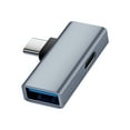 thumbnail image 1 of Type C Adapter 100W Fast Charging USB 3.2 Data Transfer Aluminum Alloy Portable Design for Laptop Tablet Phone, 1 of 9