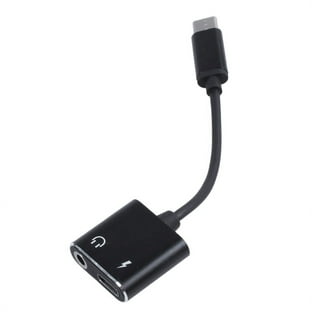 Monoprice USB-C to 3.5mm Audio Auxiliary Adapter - Black Ideal For  Smartphones, Androids, LG, HTC