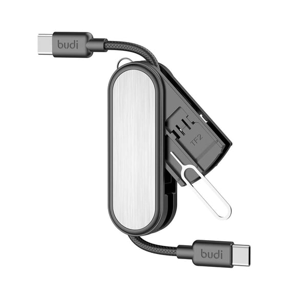 Type-C Adapter Cable, Can Store TF Card/NANO SIM Card/SIM Card Ejector Pin