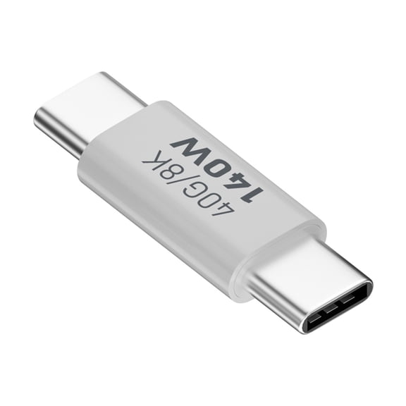 Type-C Adapter USB C 140W 40G 8K Plug Fast Charging and High Speed Data Transfer for Laptops Phones and Tablets Pads