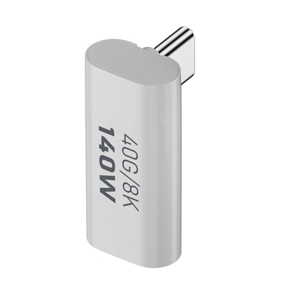 Type-C Adapter USB C 140W 40G 8K Plug Fast Charging and High Speed Data Transfer for Laptops Phones and Tablets Pads