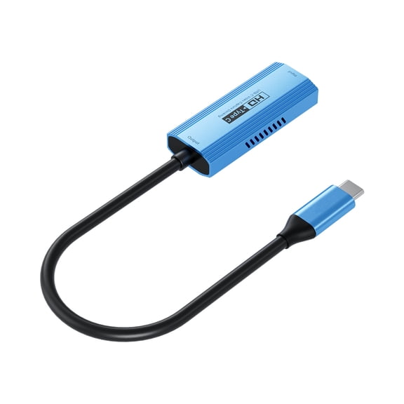 Type C Auditory Video Capturing Device PD3.0 1080P 60hz Capturing Card for Smartphones Computers Cameras Live Streaming